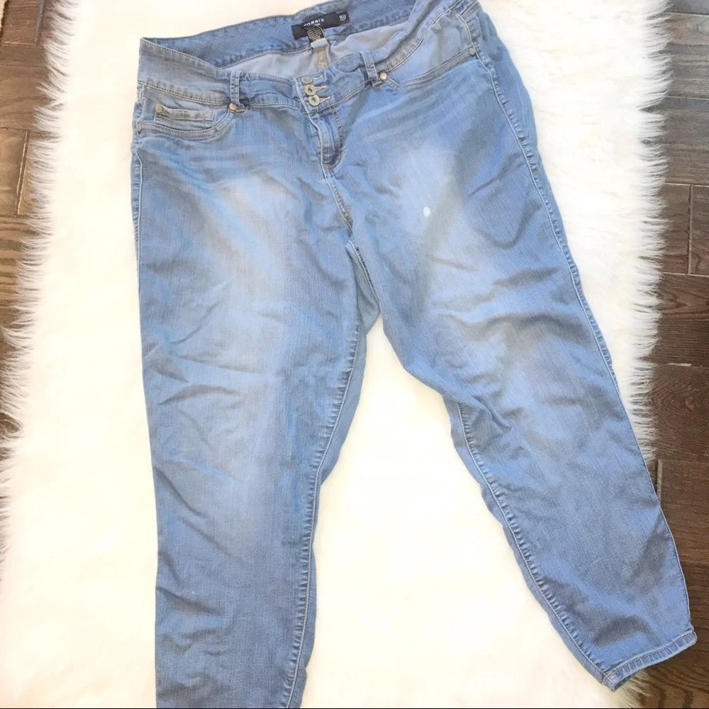 Torrid Denim plus size 22R blue jeans
